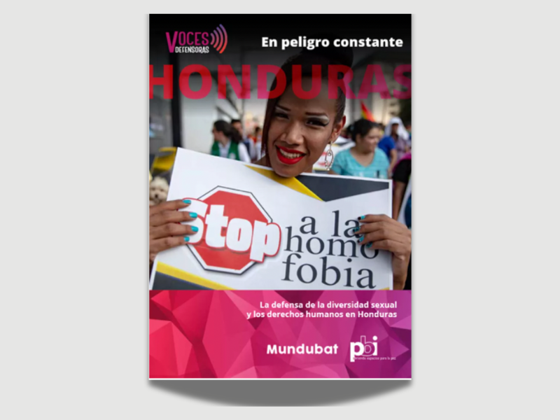 2019: Honduras. En peligro constante. La defensa de la diversidad sexual y los derechos humanos